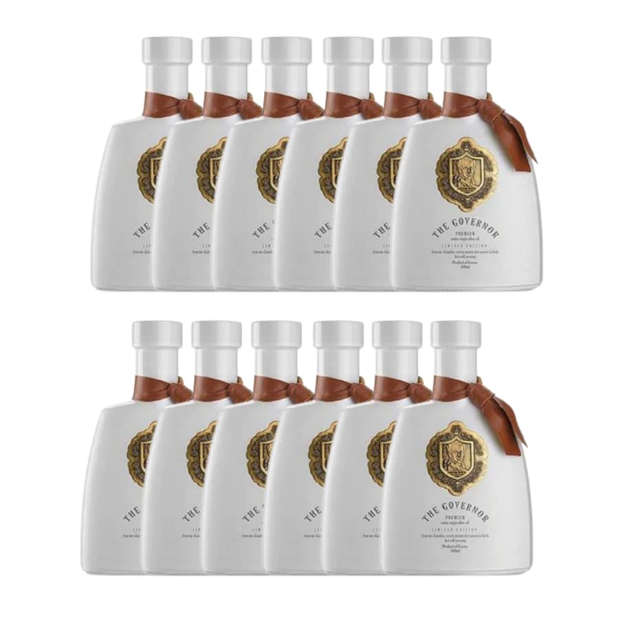 The Governor Limited Edition Extra Virgin Olive Oil, Case of 12 — Lianolia Kerkyras from Corfu, Ionian Islands